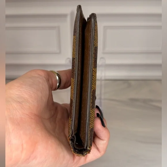 Louis Vuitton Damier Ebene Men’s Bifold Wallet | Authentic - Picture 4 of 13